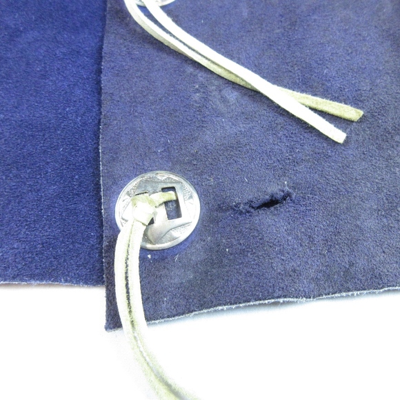 VTG Handmade Western Fringe Leather Vest Sz S - Picture 5 of 8